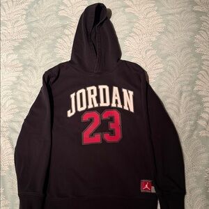 Jordan Black and Red Youth Hoodie
